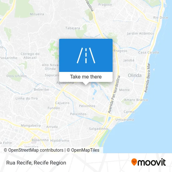 Rua Recife map
