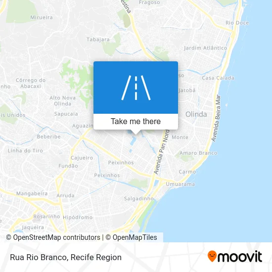 Rua Rio Branco map