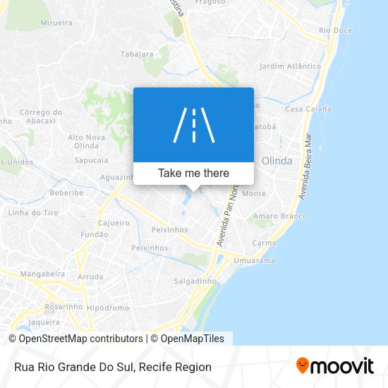 Rua Rio Grande Do Sul map