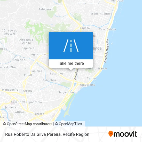Rua Roberto Da Silva Pereira map