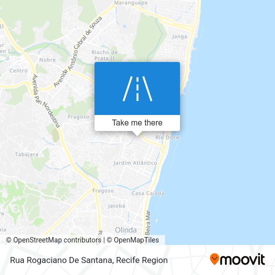 Rua Rogaciano De Santana map