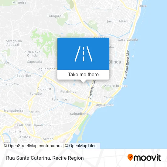 Rua Santa Catarina map