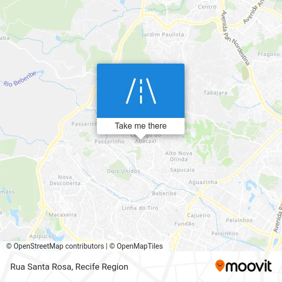 Rua Santa Rosa map