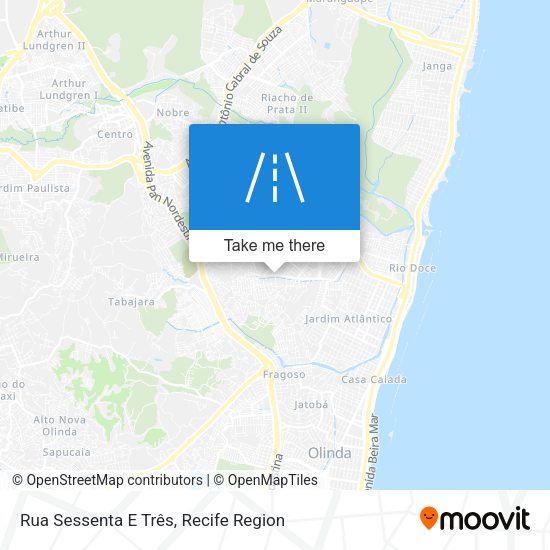 Rua Sessenta E Três map