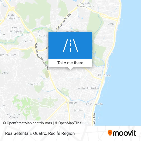 Rua Setenta E Quatro map