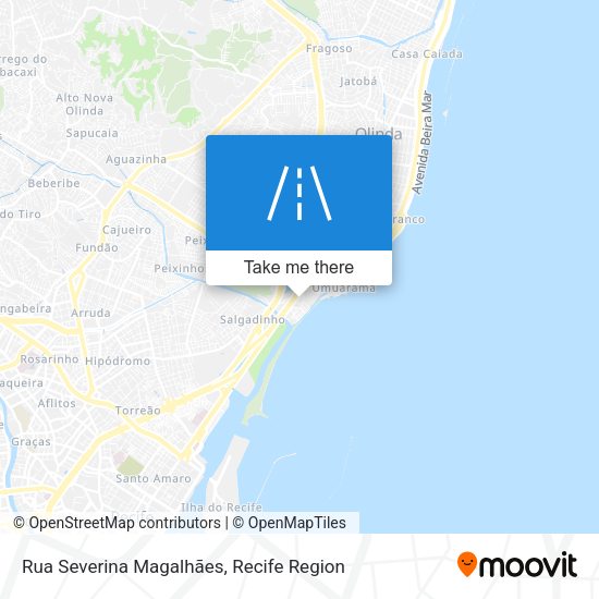 Rua Severina Magalhães map