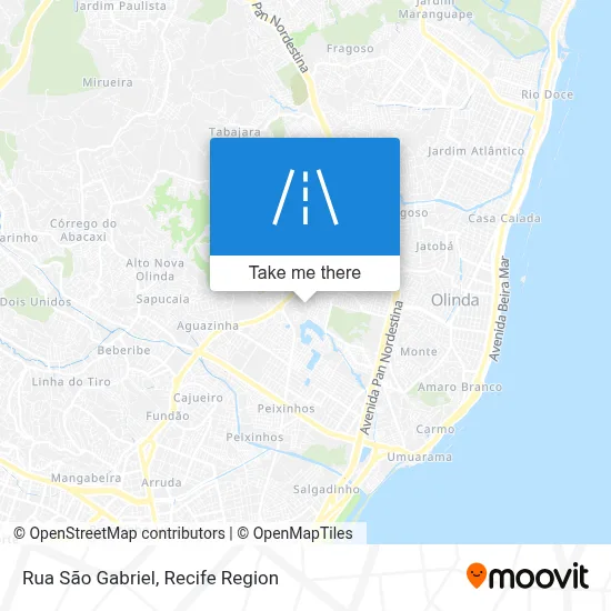 Rua São Gabriel map