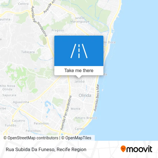 Rua Subida Da Funeso map