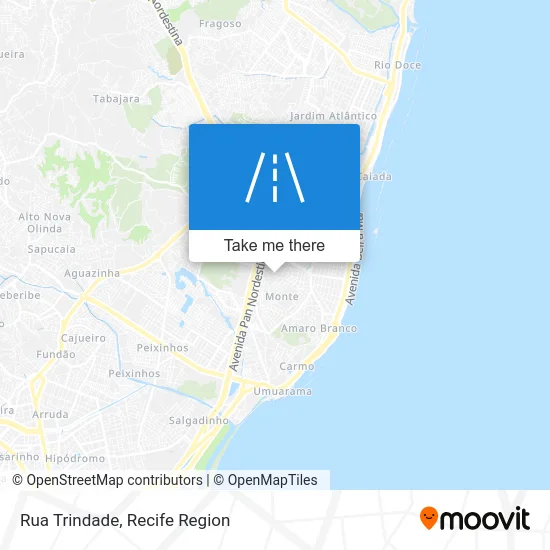 Rua Trindade map