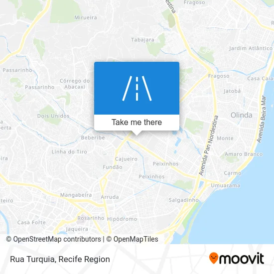 Rua Turquia map