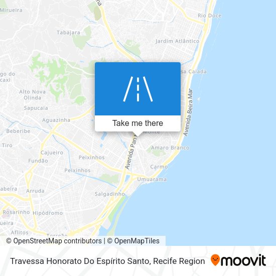 Travessa Honorato Do Espírito Santo map