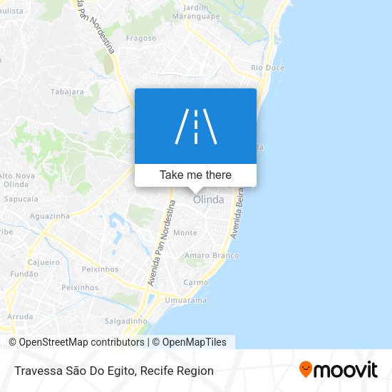 Travessa São Do Egito map