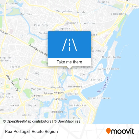 Rua Portugal map