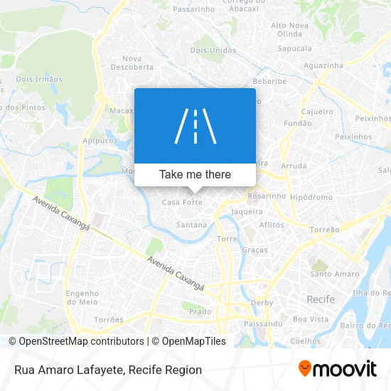 Rua Amaro Lafayete map