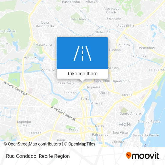 Rua Condado map