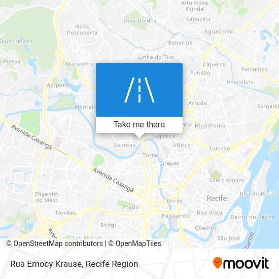 Rua Emocy Krause map