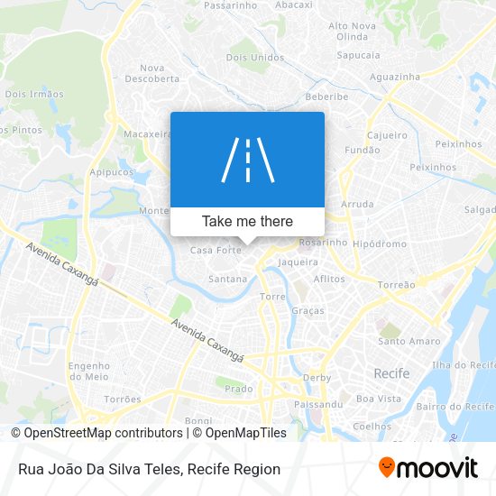 Rua João Da Silva Teles map