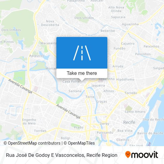 Rua José De Godoy E Vasconcelos map