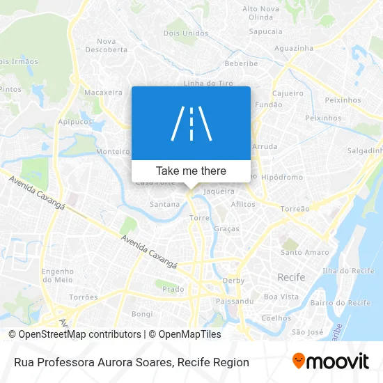 Rua Professora Aurora Soares map