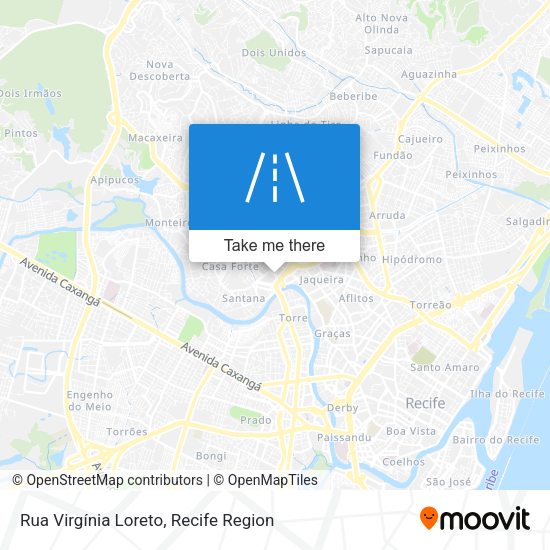 Rua Virgínia Loreto map
