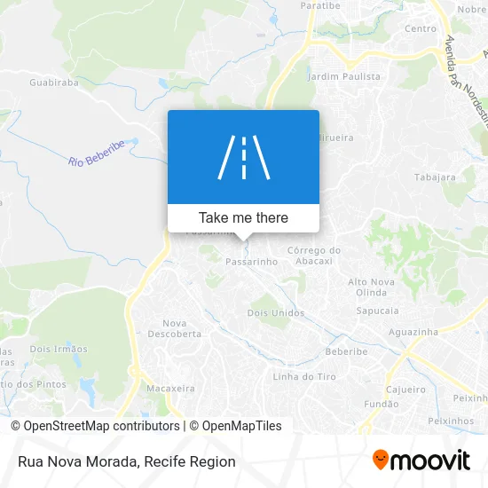 Rua Nova Morada map