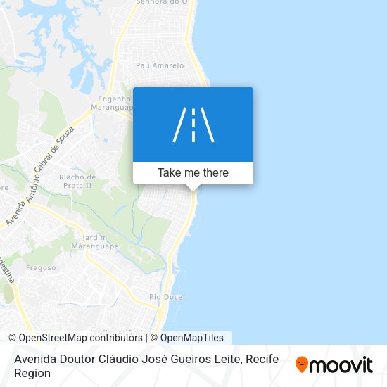 Avenida Doutor Cláudio José Gueiros Leite map