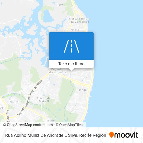 Rua Abilho Muniz De Andrade E Silva map