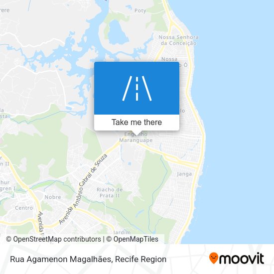 Rua Agamenon Magalhães map