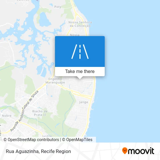 Rua Aguazinha map