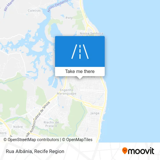Rua Albânia map
