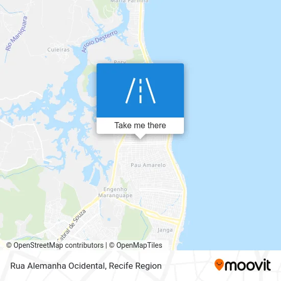 Rua Alemanha Ocidental map