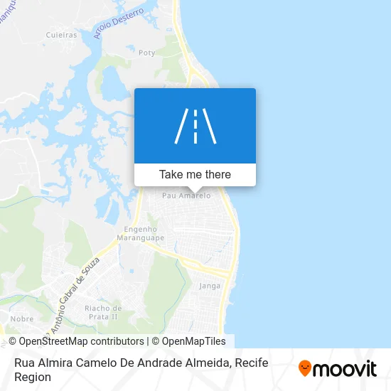 Rua Almira Camelo De Andrade Almeida map