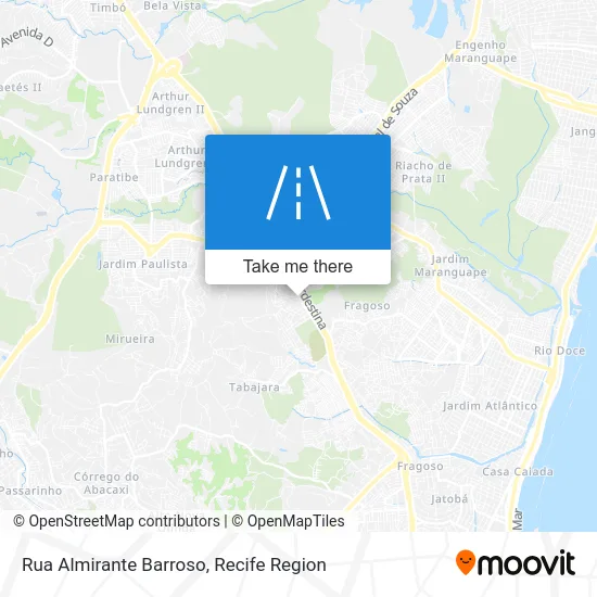 Rua Almirante Barroso map