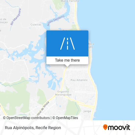 Rua Alpinópolis map