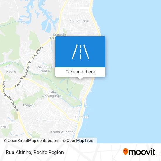 Rua Altinho map