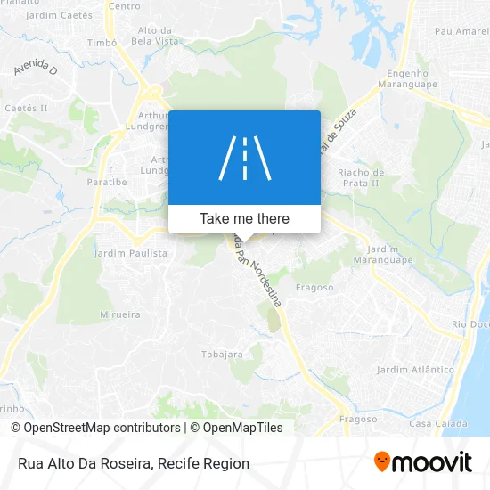 Rua Alto Da Roseira map