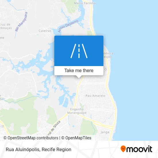 Rua Aluinópolis map