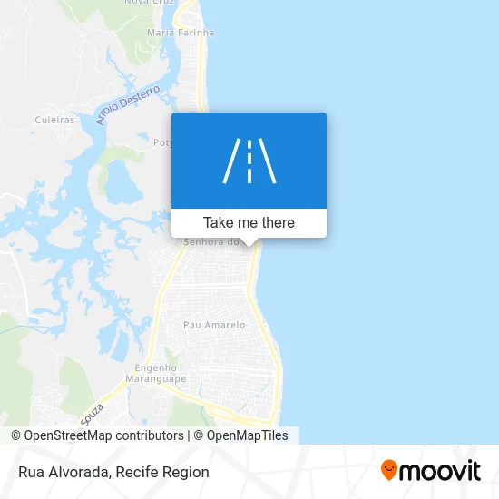 Rua Alvorada map