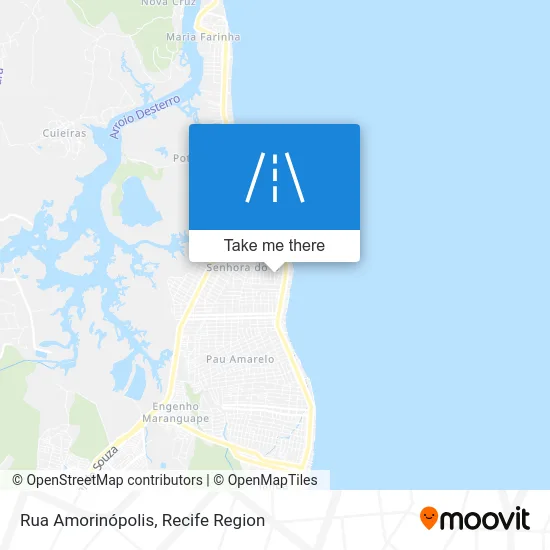 Rua Amorinópolis map