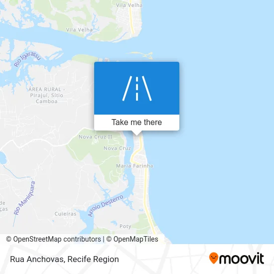 Rua Anchovas map