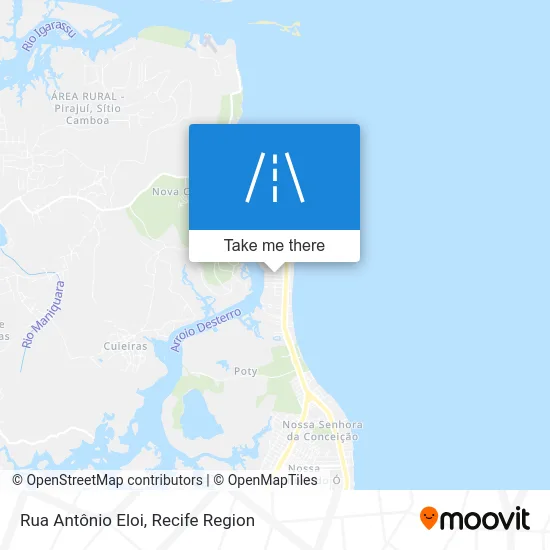 Rua Antônio Eloi map