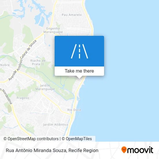 Rua Antônio Miranda Souza map