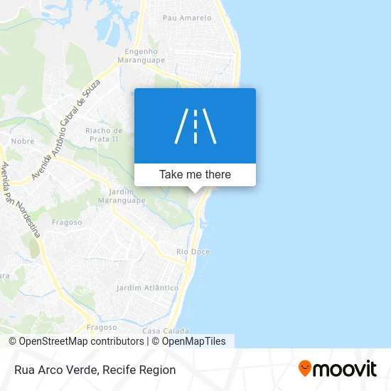 Rua Arco Verde map