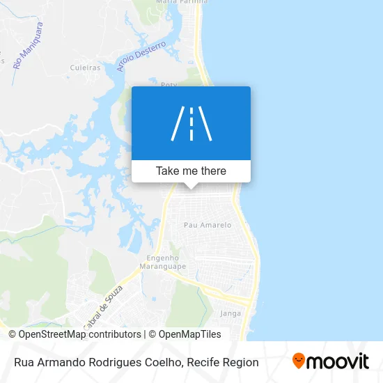 Rua Armando Rodrigues Coelho map