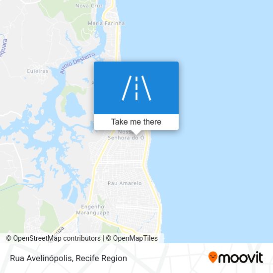 Rua Avelinópolis map