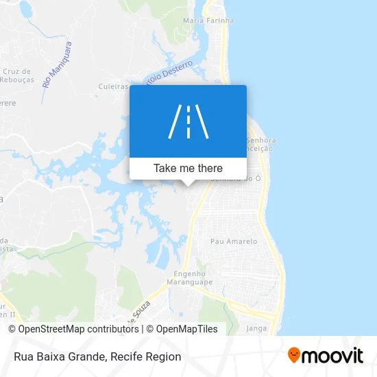 Rua Baixa Grande map