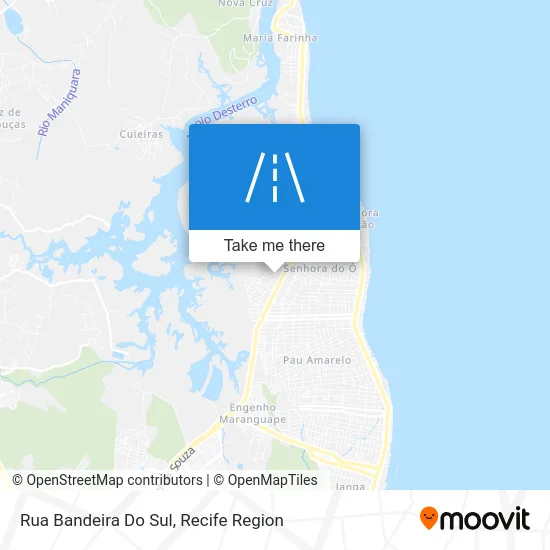 Rua Bandeira Do Sul map