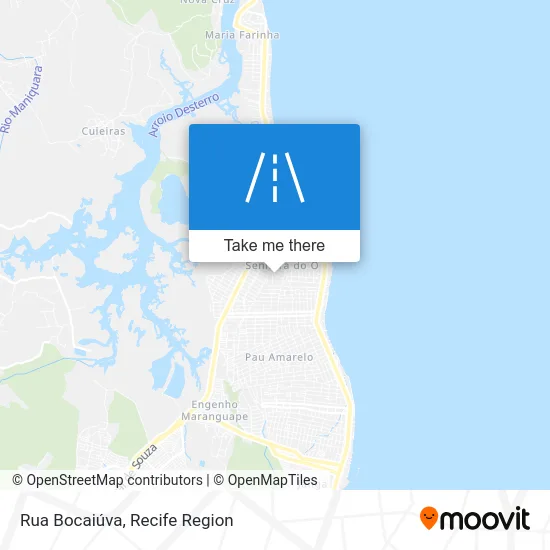 Rua Bocaiúva map