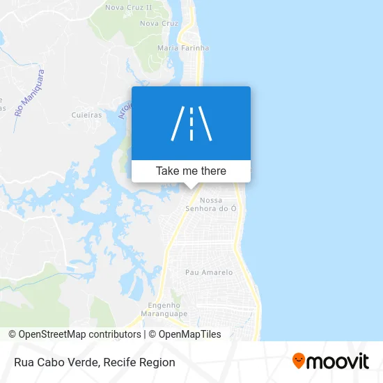 Rua Cabo Verde map
