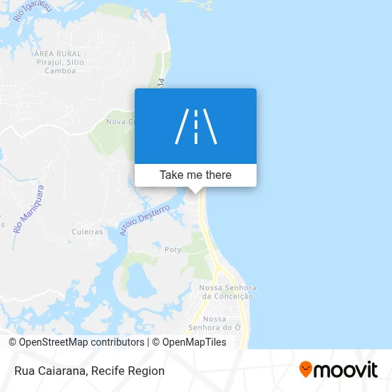Rua Caiarana map